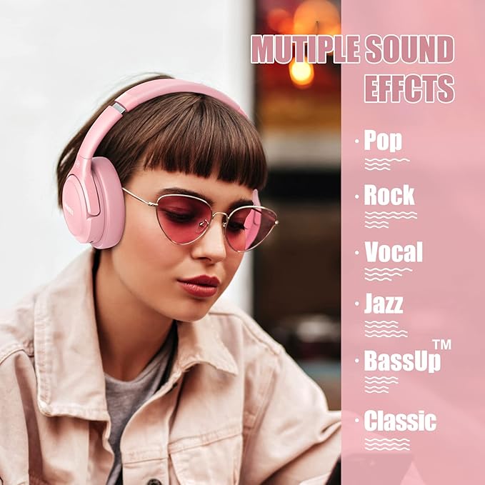BERIBES Bluetooth Headphones Over Ear, 65H Playtime and 6 EQ Music Modes - Image 2