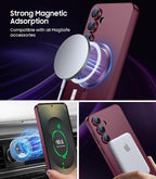 Magnetic for Samsung Galaxy S25 Plus Case Slim Soft Silicone Bumper Shockproof - Image 3
