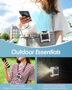 Portable Waist Fan Clip on, Personal Wearable Belt Fan 10000mAh Rechargeable - Image 4
