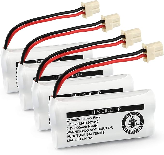 Battery BT162342 / BT262342 BT183342/BT283342 BT166342/BT266342 2.4v 800Mah by VANBOW