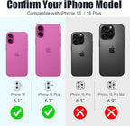 AGVEE 3+3 6 Pack for iPhone 16 6.1" / 16 Plus 6.7" Camera Lens Cover Protector - Image 2