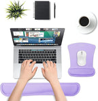 MOSISO Wrist Rest Support for Mouse Pad & Keyboard Set, Ergonomic Mousepad - Image 2