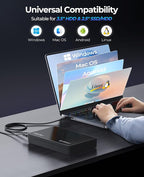 ORICO 3.5" External Hard Drive Enclosure SATA III to USB3.1 Type C - Image 6