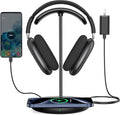 Miroddi Headphone Stand with Wireless Charger, Independent USB Charging Port by miroddi