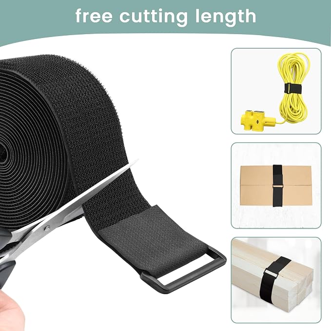 2In x 16Ft Cable Straps Heavy Duty - Image 3