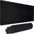 Hexagon Honeycomb Large Mouse Pad, Gaming Keyboard Desk Pad, Extended Mouse Mat by BAHDSISFA