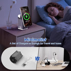 QFUP 5 in 1 Charging Station for Apple iPhone MagSafe Charger, Fast Wireless - Image 7