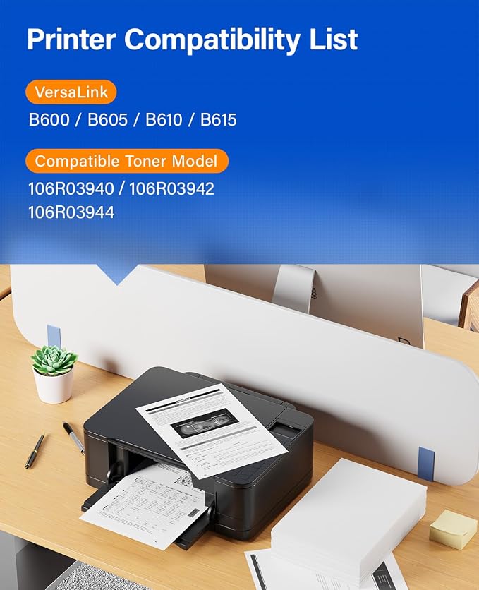 VersaLink B600 B610 Black High Capacity Toner Cartridge 2-Pack Replacement - Image 2