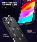 Magnetic for iPhone 16 Case Slim Soft Silicone Bumper Shockproof Metallic - Image 4