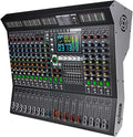 MD-14 14-Channel Professional Audio Mixer, 99 DSP Effects, LED Display by Yamnweo