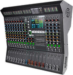 MD-14 14-Channel Professional Audio Mixer, 99 DSP Effects, LED Display by Yamnweo