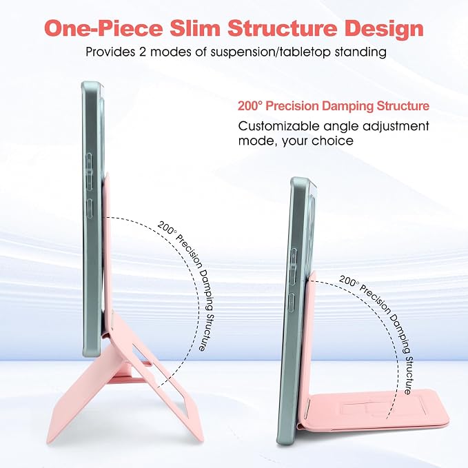 Phone Stand, Foldable Magnetic Phone Tripod, Angle Adjustment & Strong Magnets - Image 6