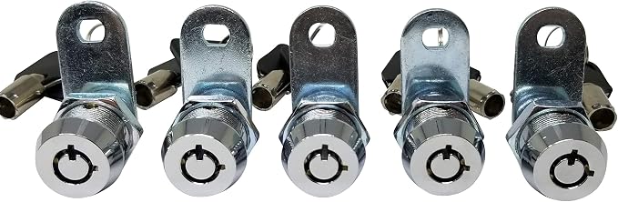 Admiral Locks Tubular Cam Lock, Keyed Alike Removable Key RV Compartment - Image 6