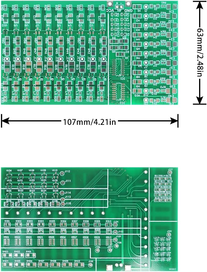 Soldering Practice Kit DIY Two-sided SMT 3-row White Red LED SMD Circuit Kit - Image 6