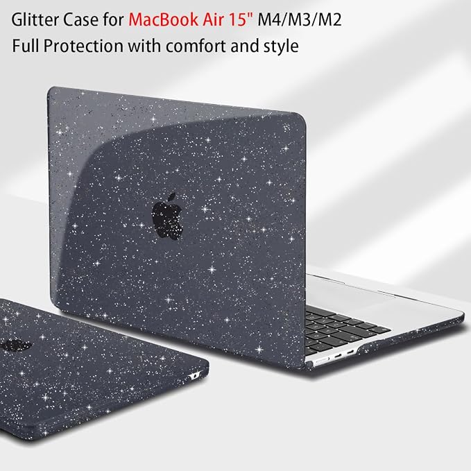 Teryeefi Sparkly Case for M4/M3/M2 MacBook Air 15 inch Case 2025 2024 2023 - Image 4