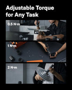 HOTO PixelDrive Electric Screwdriver, Smart Display, 6 Torque Settings - Image 5