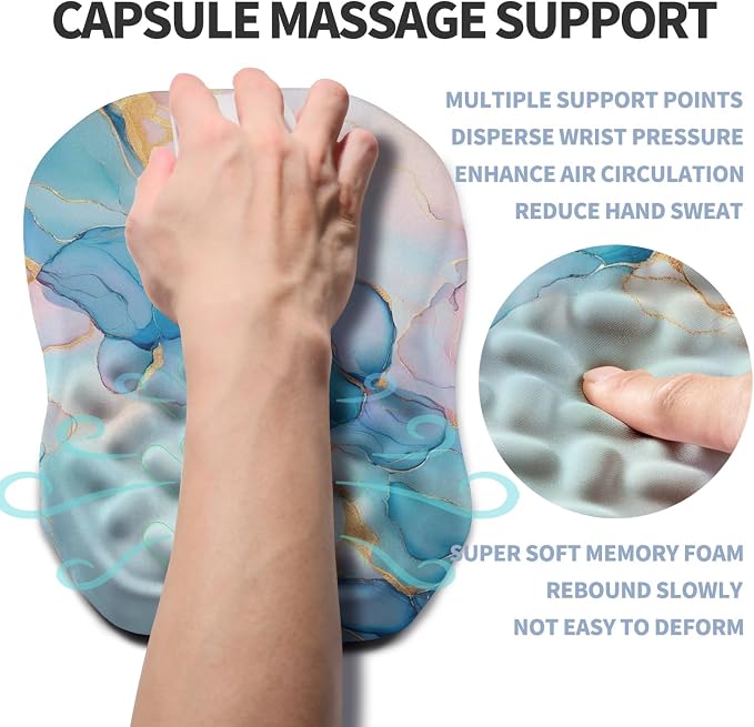 Ergonomic Raised Mouse Pad Wrist Support - Image 3