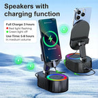Wireless Induction Audio Bluetooth Speaker 5in1 Phone Holder Emergency - Image 4