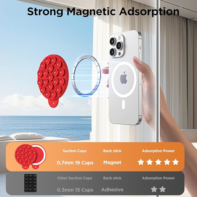 Magnetic Suction Cup Phone Mount - Image 4