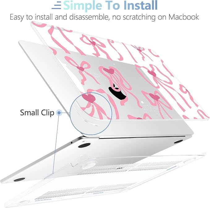 MEEgoodo for M4/M3/M2 MacBook Air 15.3 inch Case 2025 2024 2023, Case Fit Model - Image 5
