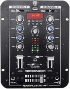 Rockville RDJ3BT 2 Channel DJ Mixer by Rockville