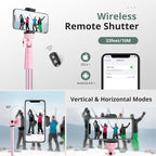 SENSYNE 88" Phone Tripod & Selfie Stick, Extendable Cell Phone Tripod Stand - Image 6