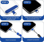 CACOE Phone Lanyard 2 Pcs-1 Pcs Adjustable Neck Strap, Universal Crossbody - Image 3