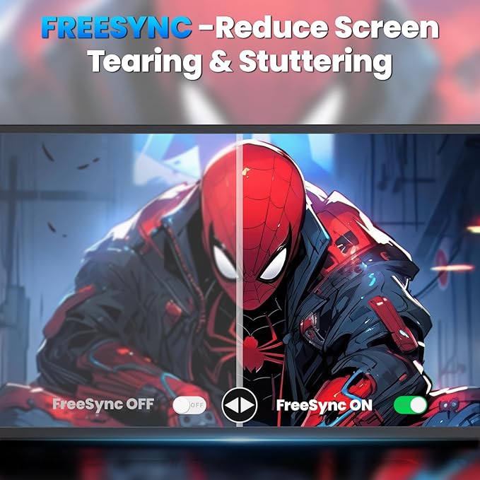 23.8” 4K Portable Monitor, UHD 120% SRGB IPS FreeSync Gaming Moniter USB-C HDMI - Image 5