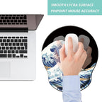 Mouse Pad with Wrist Support, Ergonomic Mouse Pad with Memory Foam Wrist Rest - Image 7