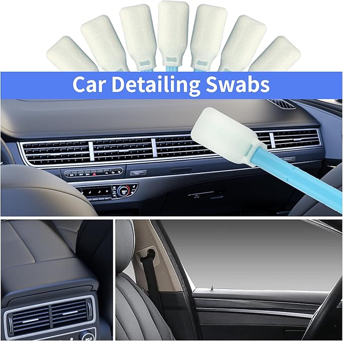 5.9" Foam Cleaning Swabs Lint-Free Lab/Printer/Optical Printheads 100 Pcs Foam - Image 4