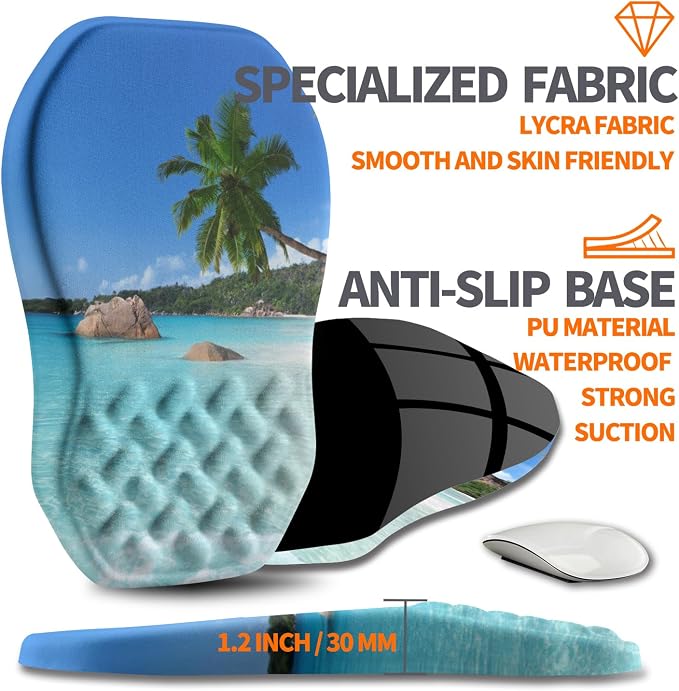 Ergonomic Slope Mouse Pad Wrist Support, Wrist Rest Mousepad - Image 6