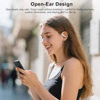 Open Ear Headphones, Air Conduction Ear buds, HD Stereo Bass Over Ear Earphones - Image 3