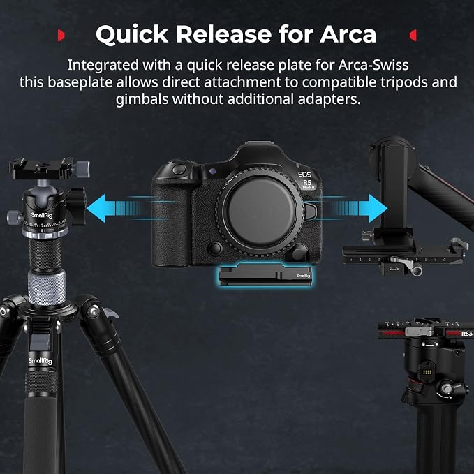 SmallRig Mount Plate for AirTag, Quick Release Camera Mount Baseplate for - Image 5