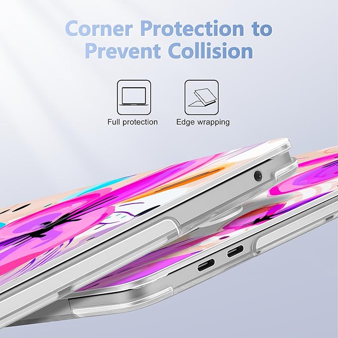Case for MacBook Pro 13 inch with/Without Touch Bar, Hard Shell + Keyboard - Image 3