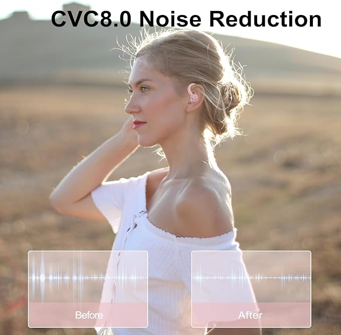 Wireless Earbuds Bluetooth 5.3 Headphones Sports, 48Hrs Playtime Bluetooth - Image 3