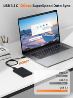 CableCreation 4FT*2 USB C to Micro B Cable, 10Gbps Speed External Hard Drive - Image 5