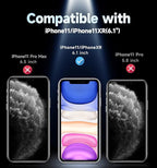 MAGIC JOHN 2 Pack for iPhone 11/iPhone XR 6.1 inch Privacy Glass Screen - Image 2