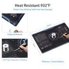 KooMall 24x16 Inch Anti Static Rubber Mat Kit - Image 6