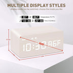 MOSITO Digital Wooden Alarm Clock - Image 5