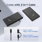 fanxiang 4TB External SSD Portable, USB C External Solid State Drive External - Image 5