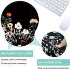 Mouse Pad with Wrist Support, Ergonomic Mouse Pad with Memory Foam Wrist Rest - Image 3