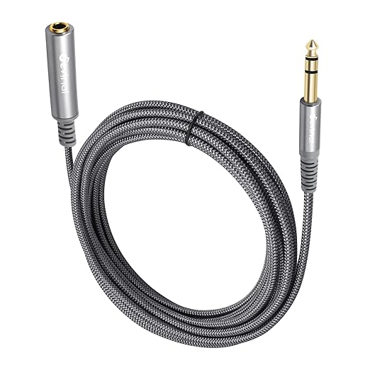Devinal 1/4 inch Headphone Extension Cable, 6.35mm TRS Male to Female Stereo by Devinal