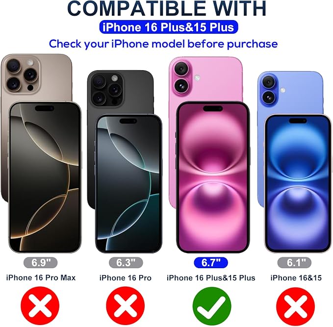 Screen Protector for iPhone 16 Plus&15 Plus, 3RD Colorless Anti-Blue Light - Image 2