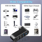 VIENON 4-Port USB 3.0 Hub, USB Splitter - Image 7