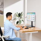 MOUNT PRO Single Monitor Stand Fits Max 32 inch Screen, Free-Standing Computer - Image 3