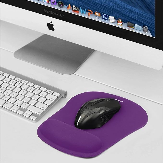 TECKNET 2 Pack Mouse Pad with Wrist Support, Ergonomic Gaming Mouse Pad Pain - Image 5