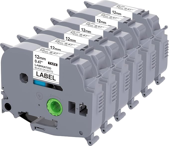 Weemay 1/2" Label Maker Refills Compatible by WEEMAY
