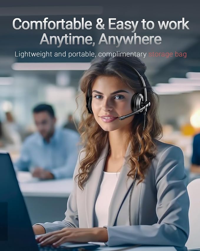 Computer USB Headset with Microphone - Image 6