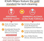 iCloth 70% Isopropyl Alcohol Large Screen and Electronics Wipes, Streak-Free - Image 5