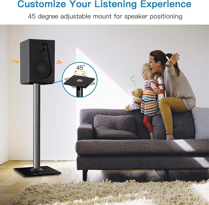 PERLESMITH Universal Floor Speaker Stands 26 Inch - Image 7